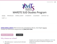 Tablet Screenshot of marsteschool.com